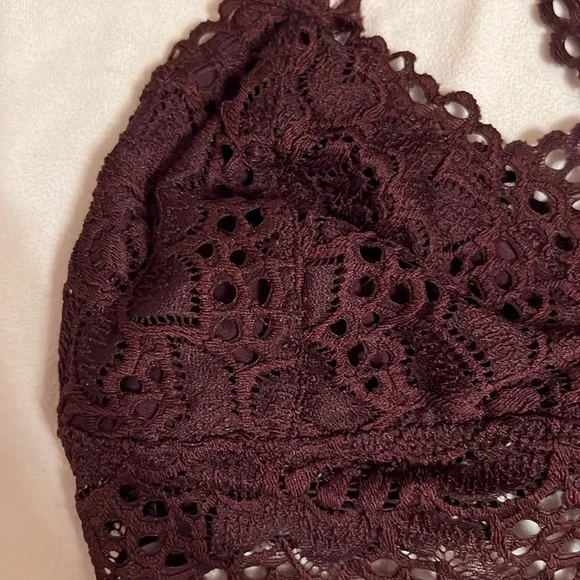 Aerie Burgundy Bralette - Picture 5 of 5